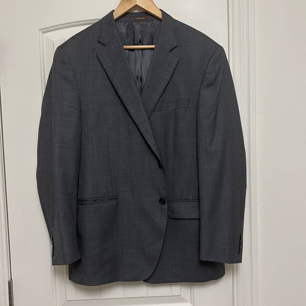 Men’s Full Suit 44L Matching Jacket and Pants